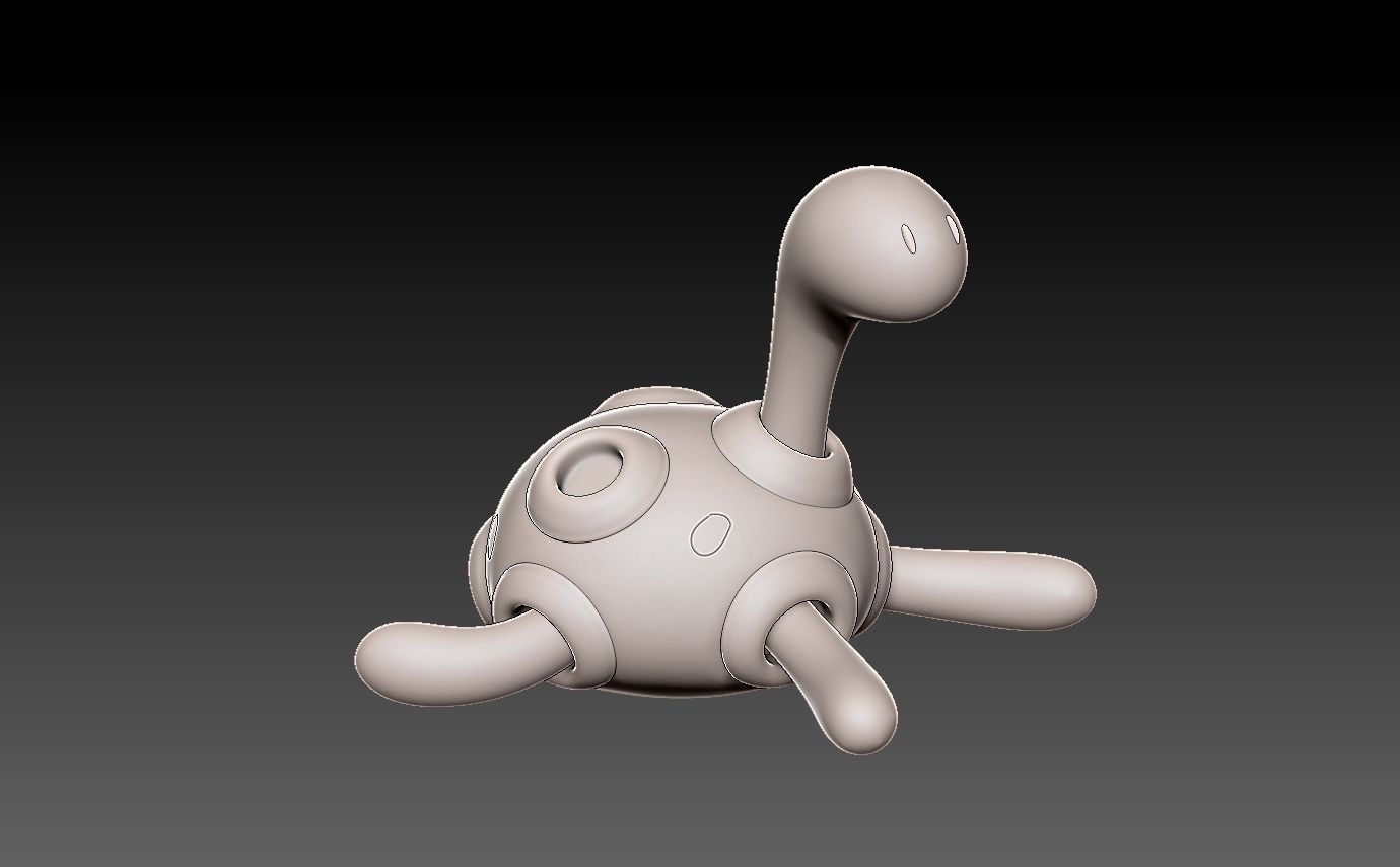 Pokemon shuckle 3D print model_10
