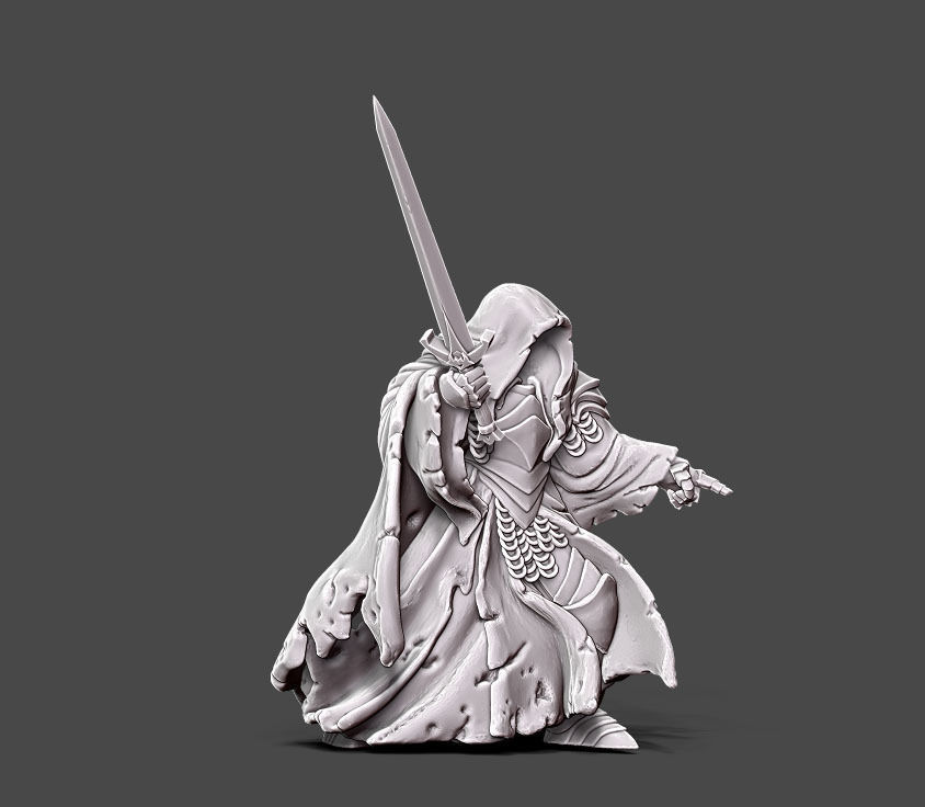 wraith 3 - 35mm scale 3D print model_3