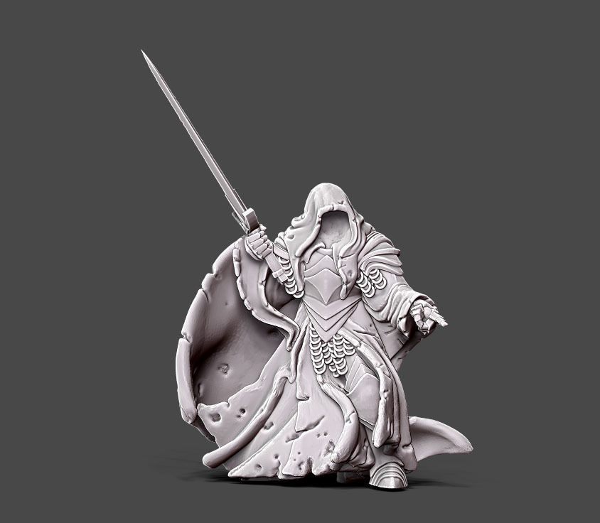wraith 3 - 35mm scale 3D print model_4