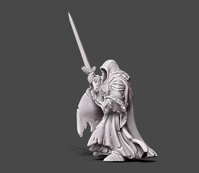wraith 3 - 35mm scale 3D print model_1