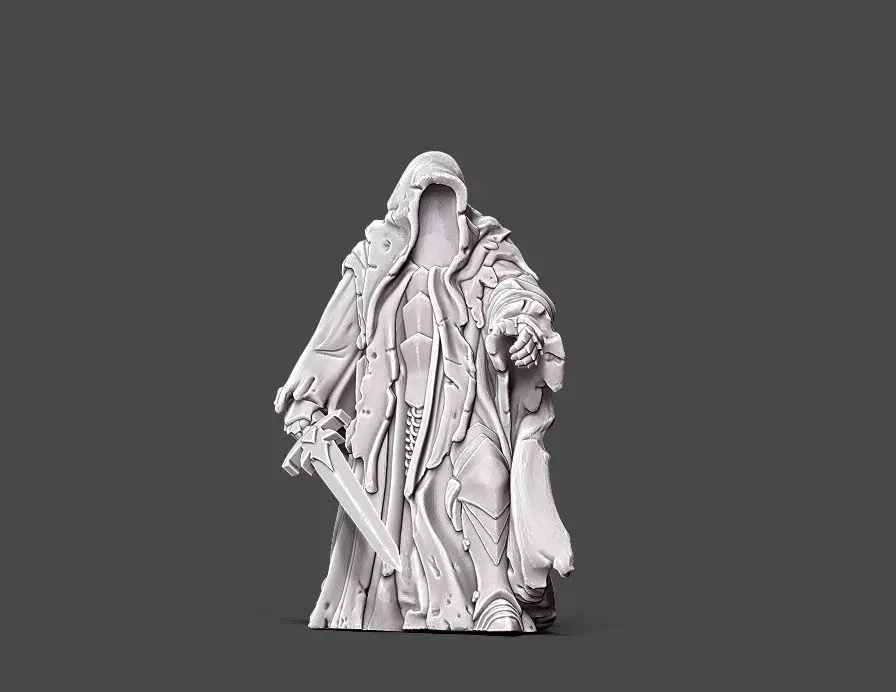 wraith 4 - 35mm scale 3D print model_0