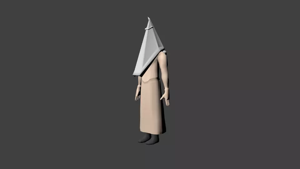 Pyramid Head Low-poly 3D model_0