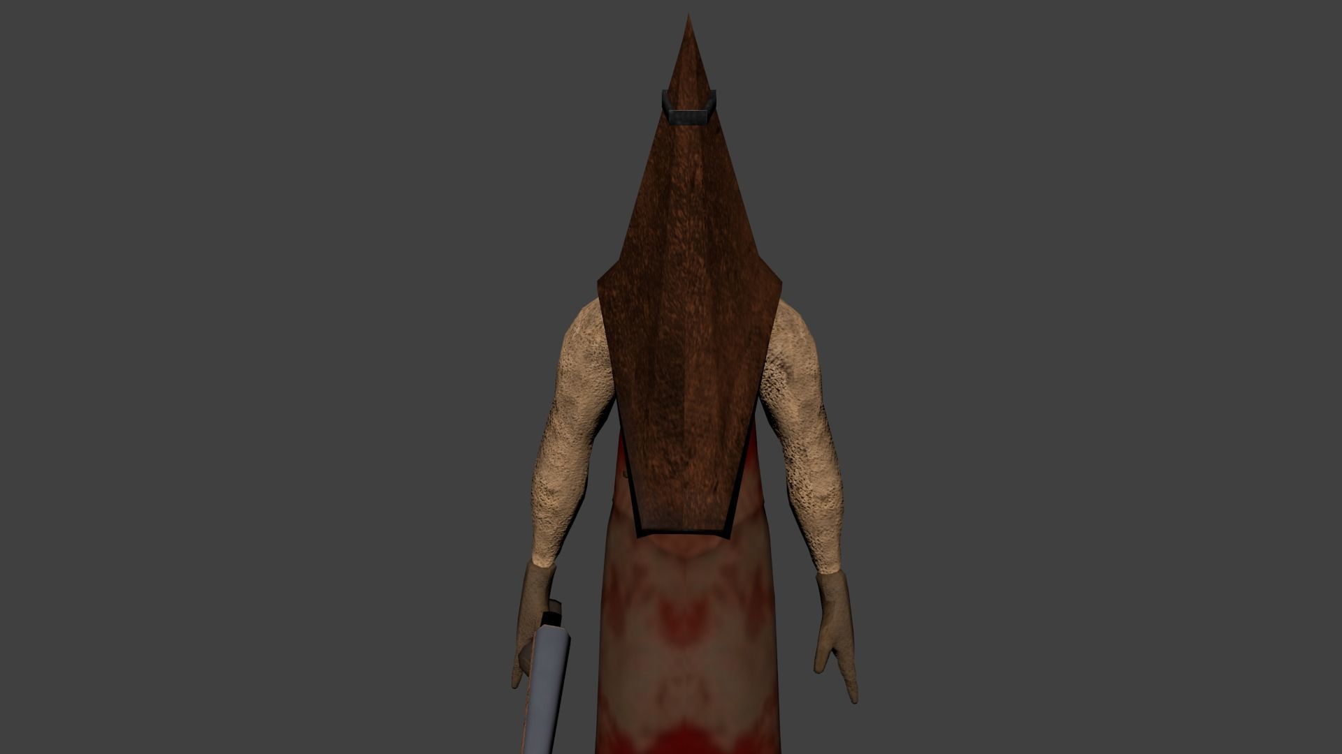 Pyramid Head Low-poly 3D model_4