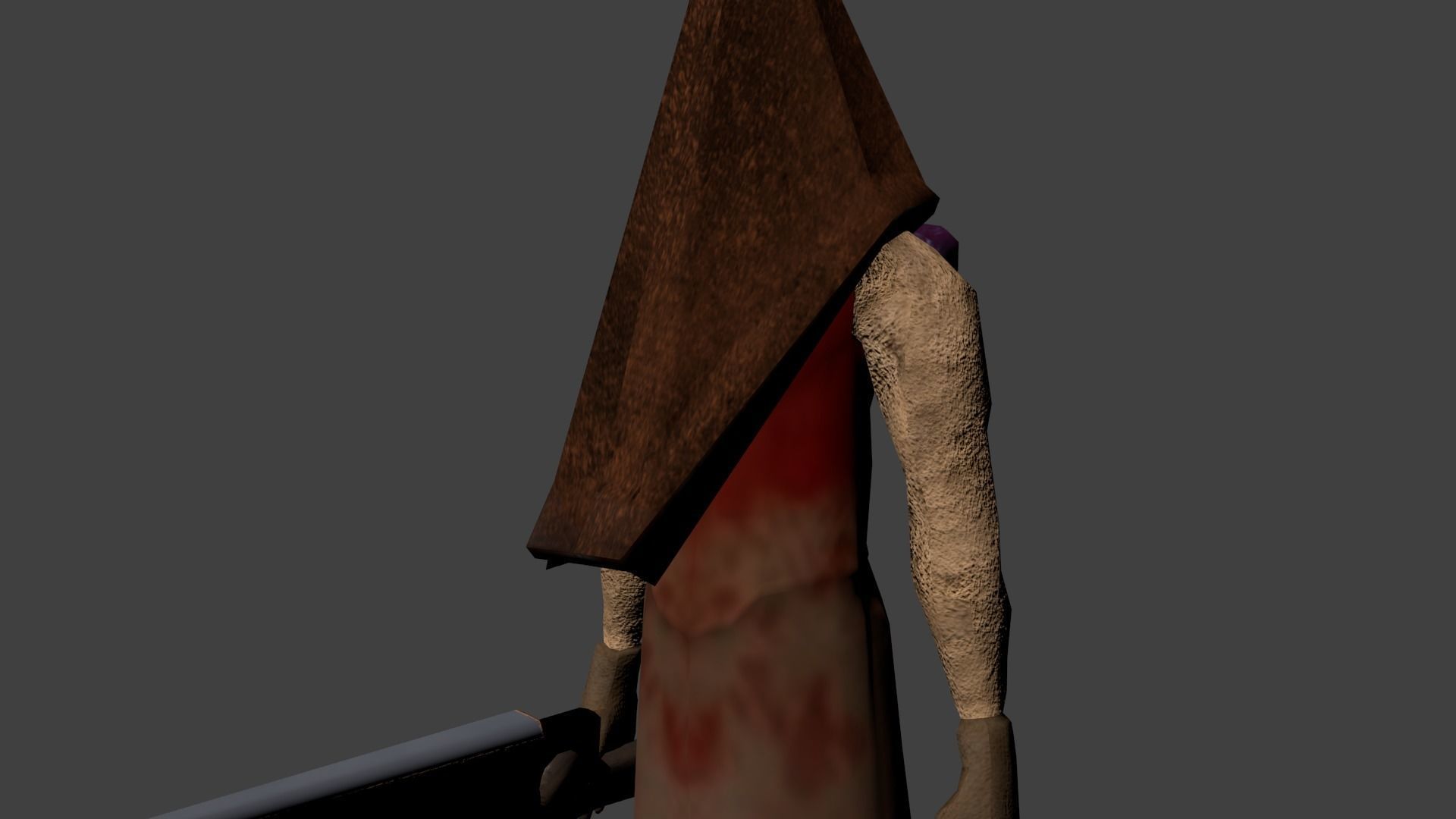 Pyramid Head Low-poly 3D model_3