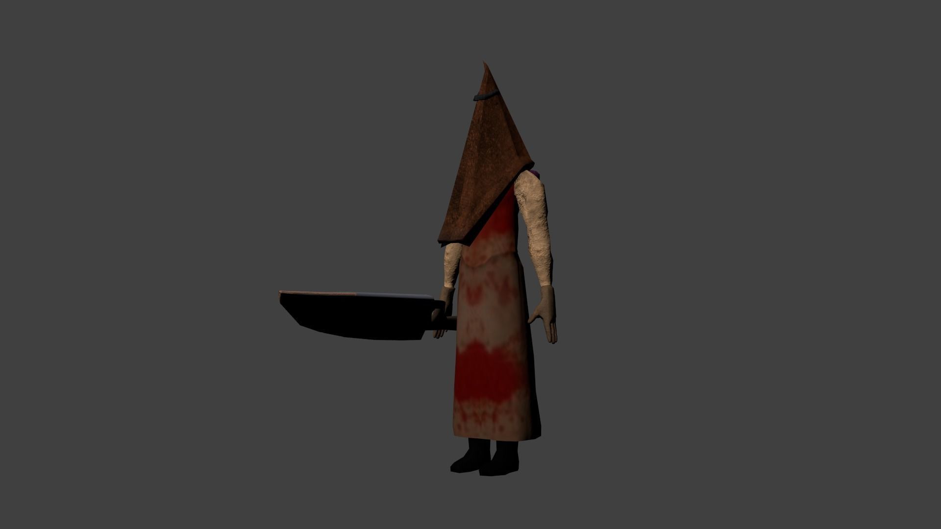 Pyramid Head Low-poly 3D model_2