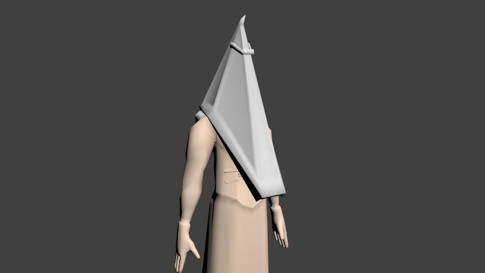 Pyramid Head Low-poly 3D model_1