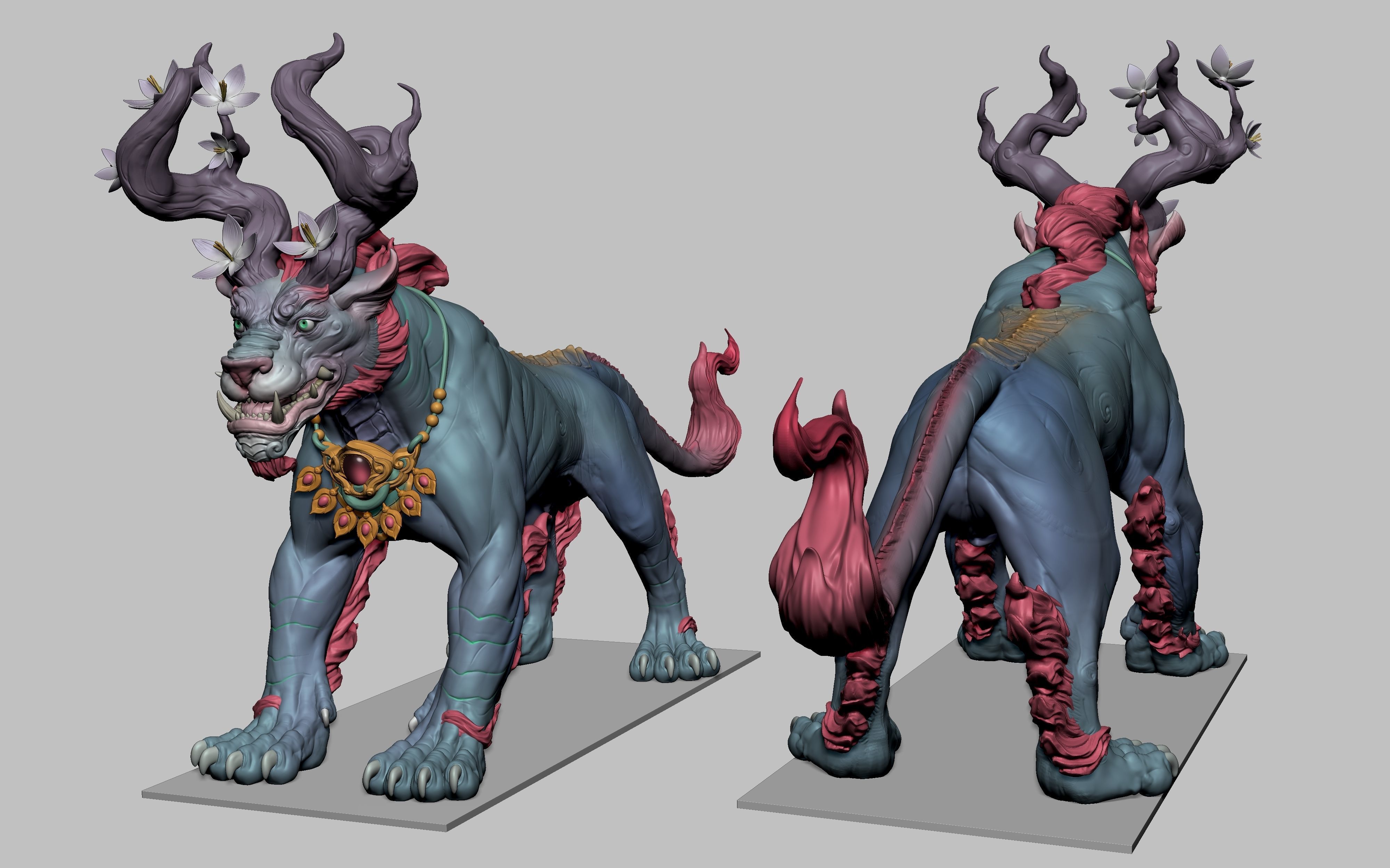 Singha King Free 3D print model_6