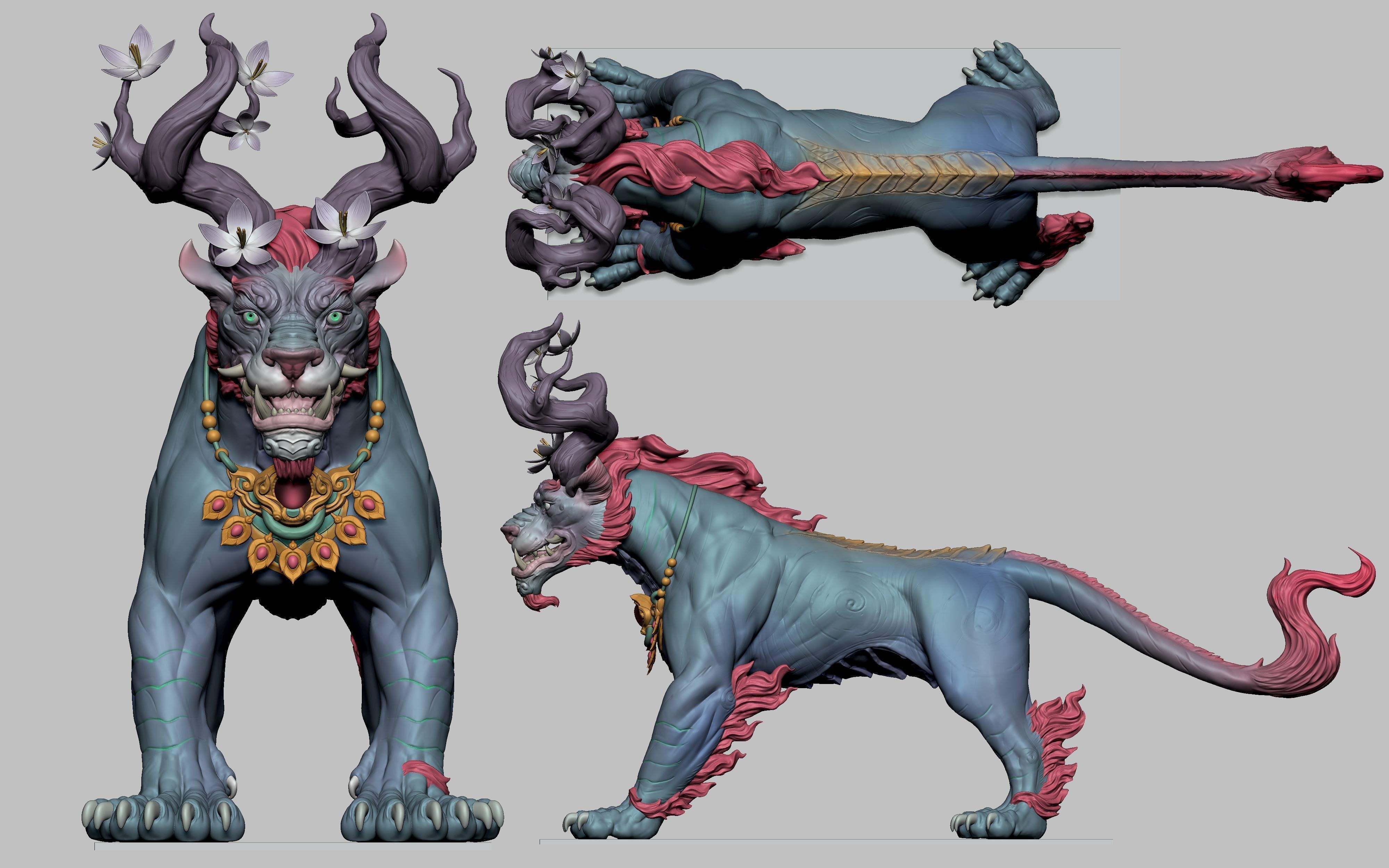 Singha King Free 3D print model_5