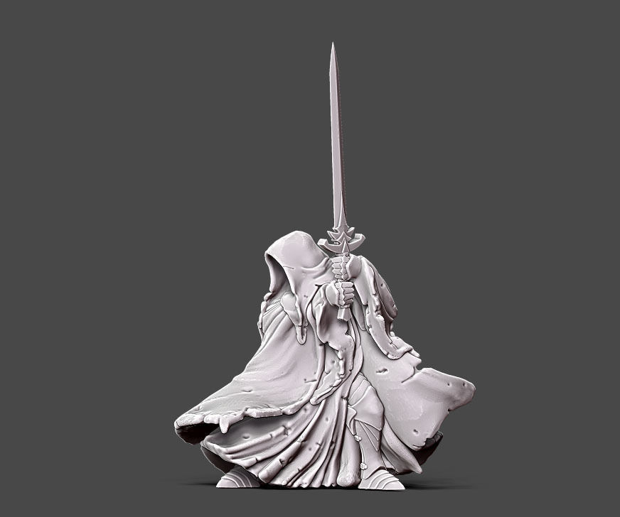 wraith 5 - 35 mm scale 3D print model_0