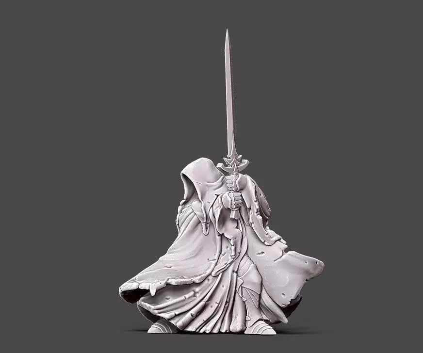 wraith 5 - 35 mm scale 3D print model_0