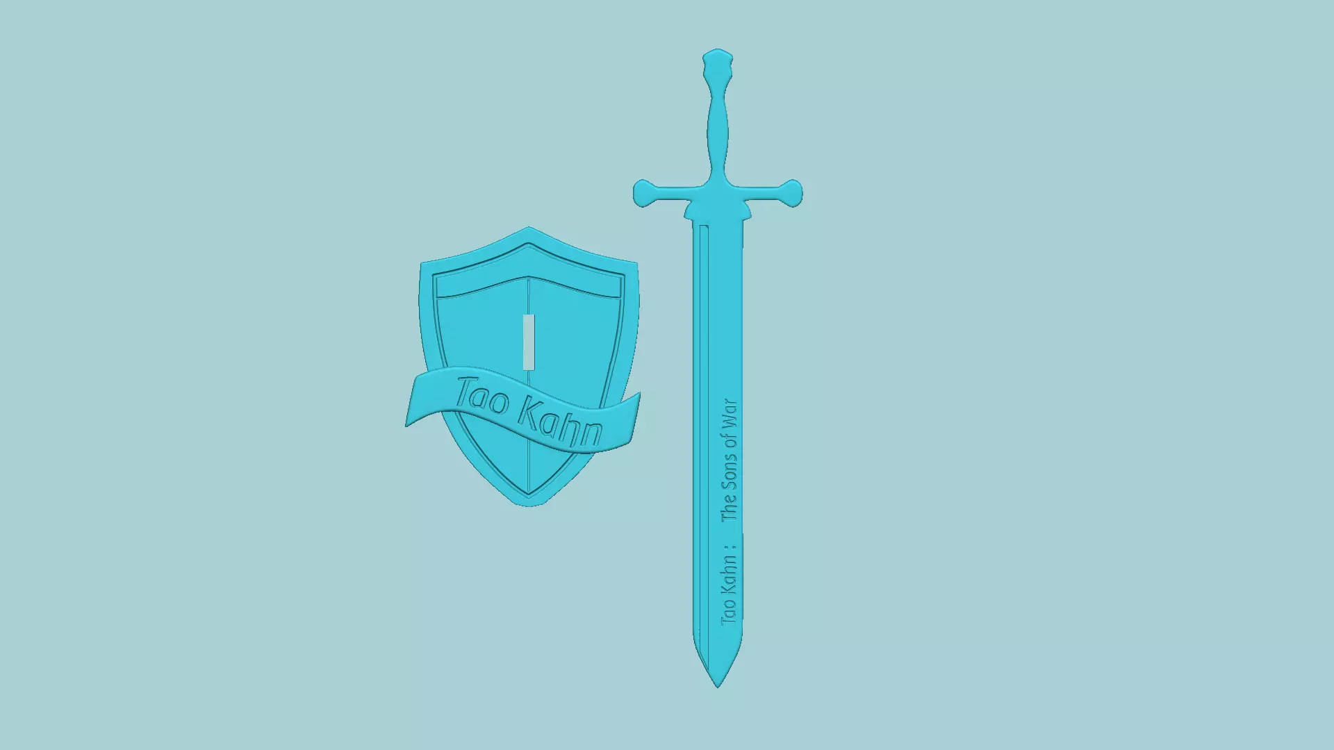 Bookmark - Tao Kahn Sons of War - Creative Printable Free 3D print model