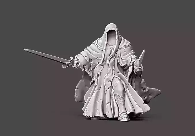 wraith 6 - 35 mm scale 3D print model