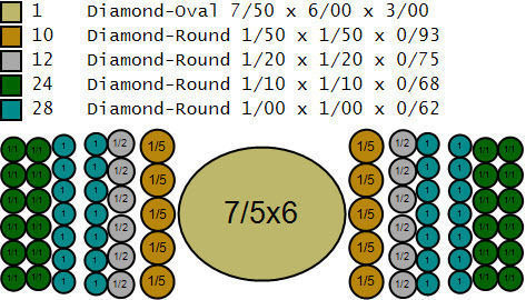 oval men ring gold silver 3D print model_4