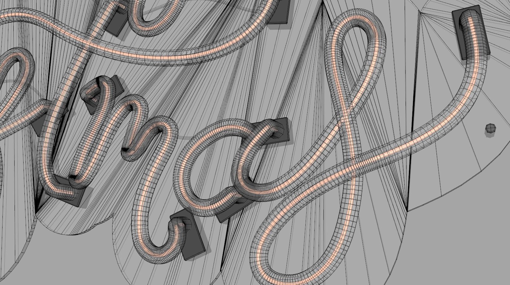 Merry Christmas - Neon Sign 3D model_8