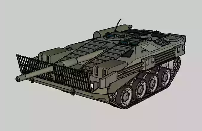 Strv-103 armoured vehicle