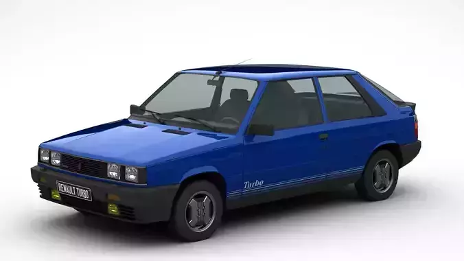 Renault 11 Turbo Coupe 1985 3D model