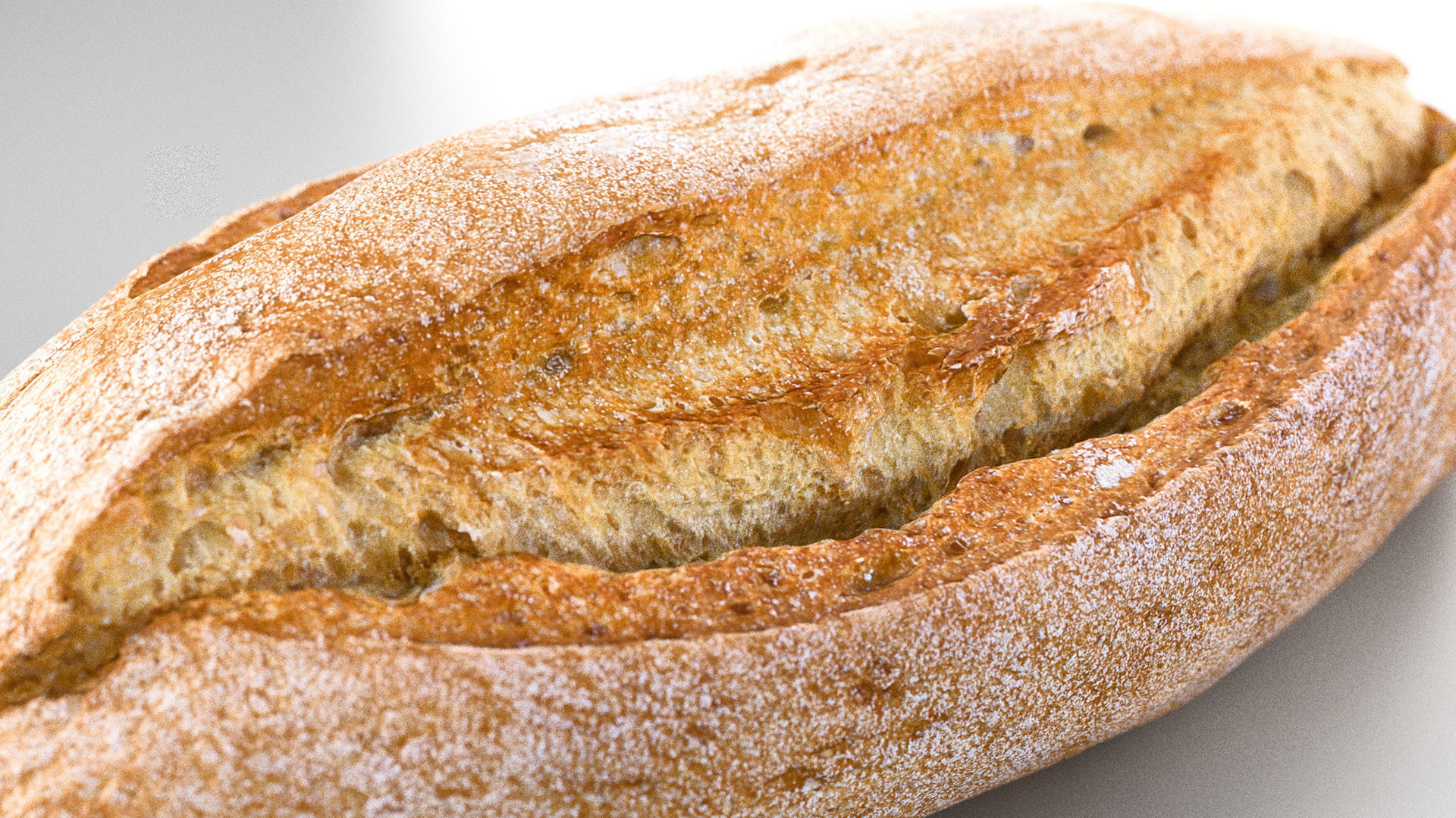 White Bread - 3D Scan Low-poly 3D model_3