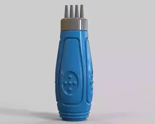 Sauce Bottle With Chang-able Nozzle  3D print model