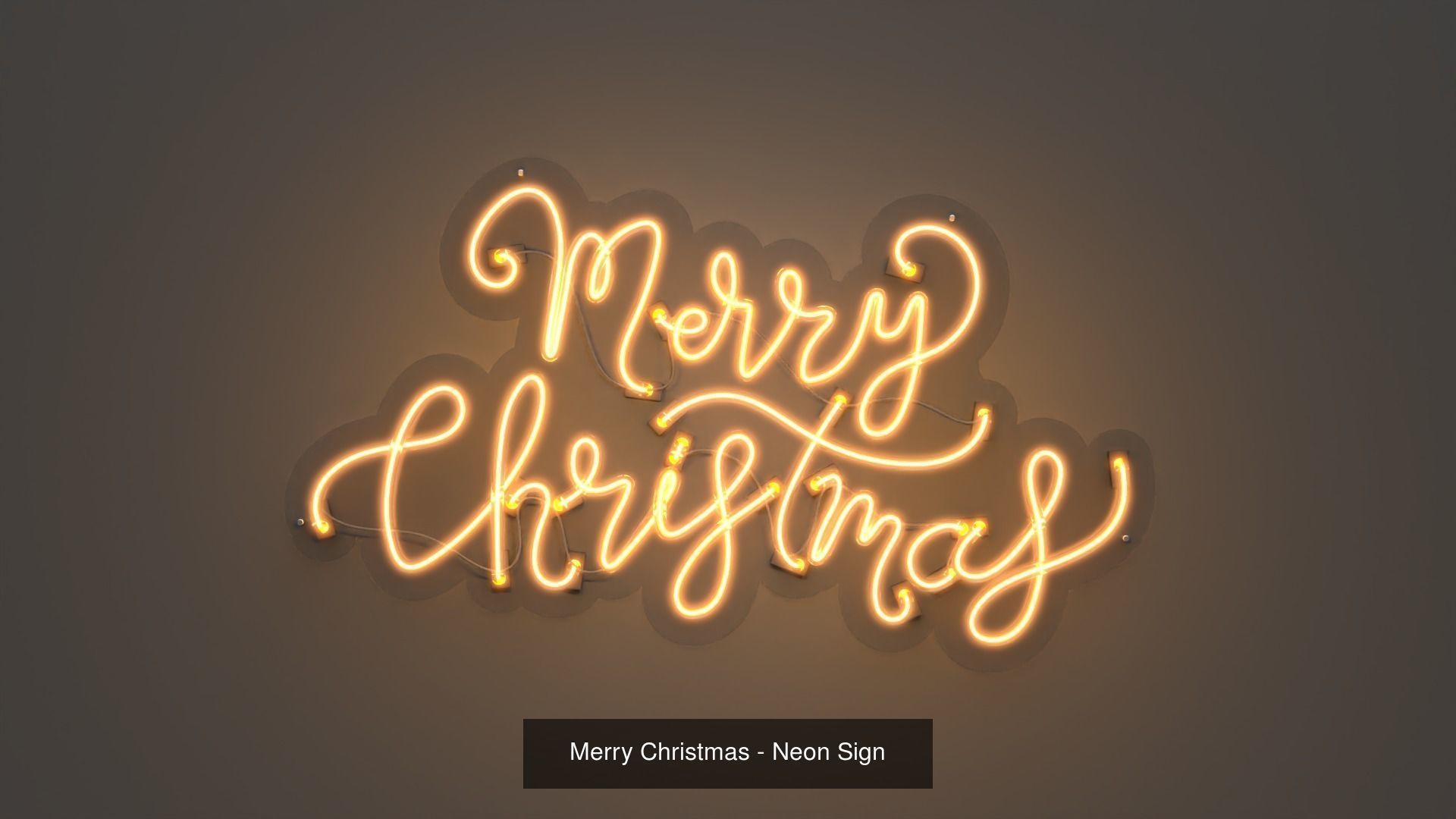 Christmas Pack - Neon Signs 3D Model Collection_5