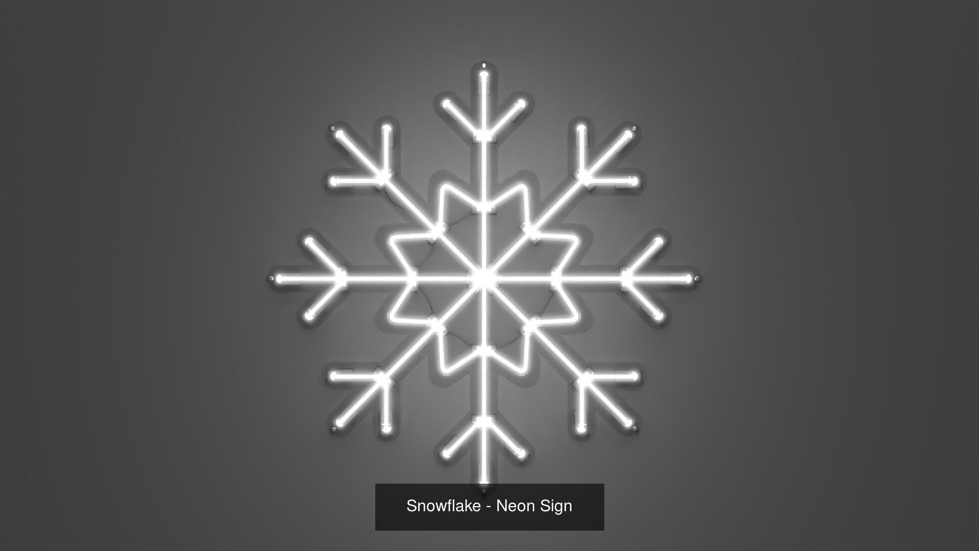 Christmas Pack - Neon Signs 3D Model Collection_4