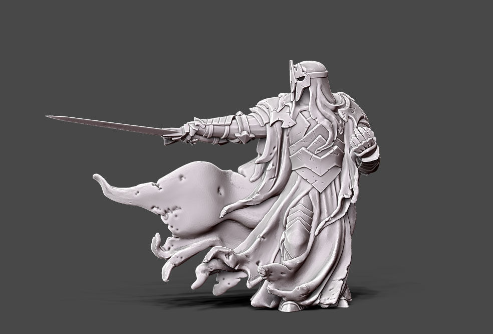 Wraith 7 - 35 mm scale 3D print model_8