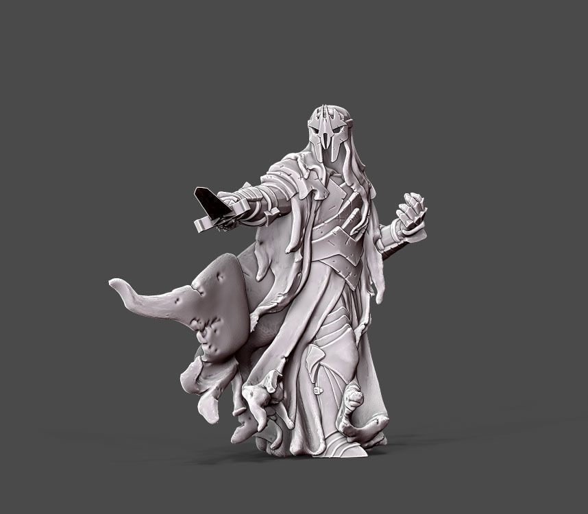 Wraith 7 - 35 mm scale 3D print model_1