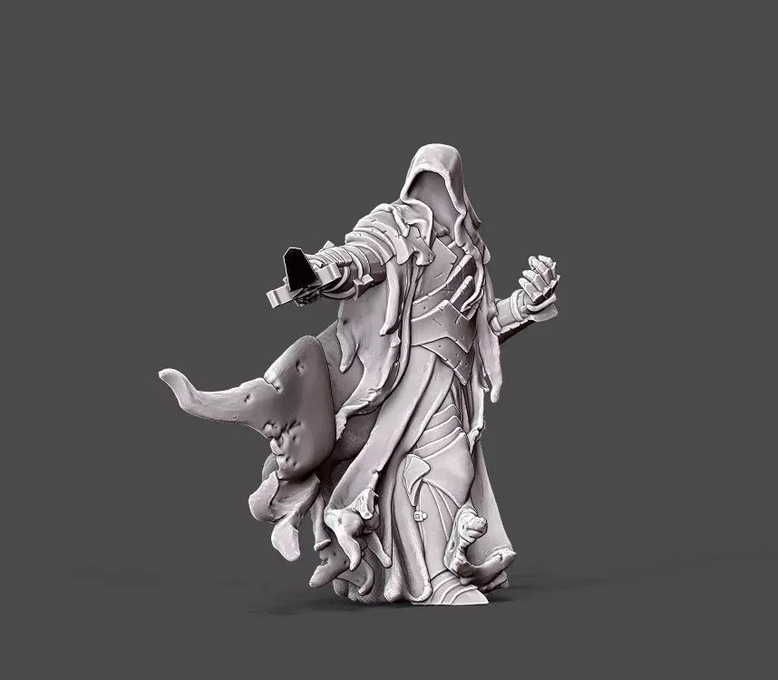 Wraith 7 - 35 mm scale 3D print model_0
