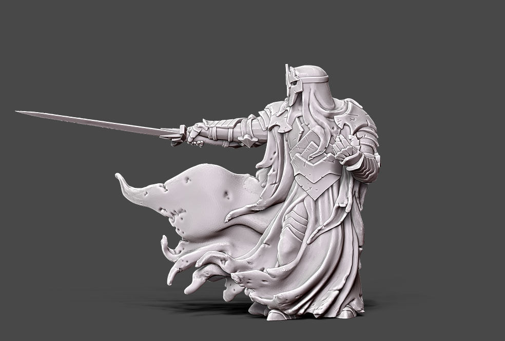 Wraith 7 - 35 mm scale 3D print model_2