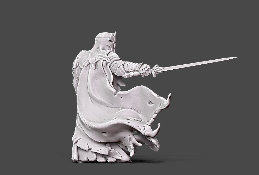 Wraith 7 - 35 mm scale 3D print model_5