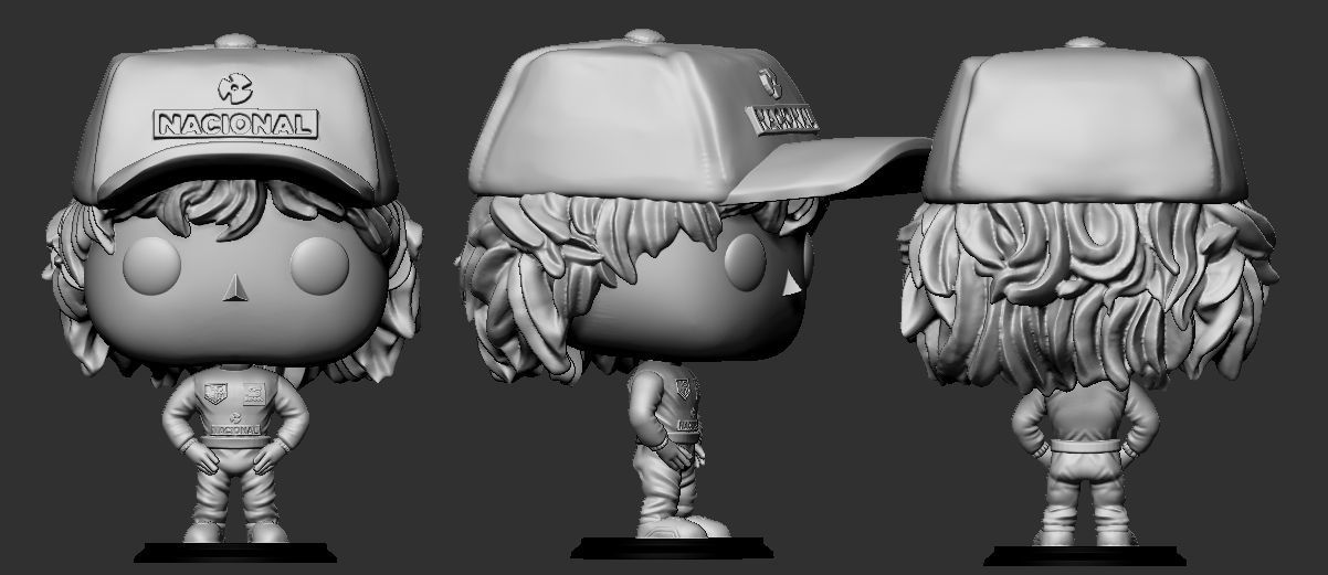 Ayrton Senna PopFunko 3D print model_3