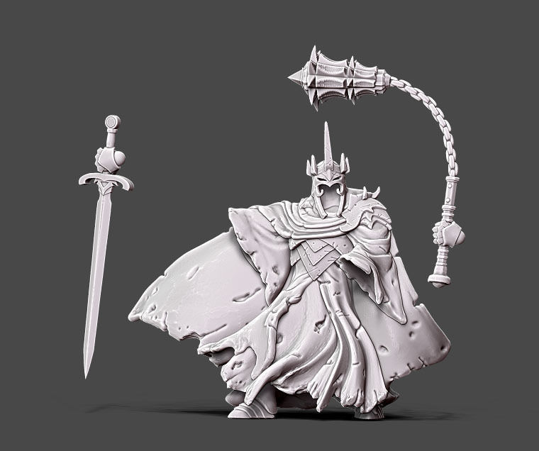 wraith lord - 35mm scale 3D print model_7