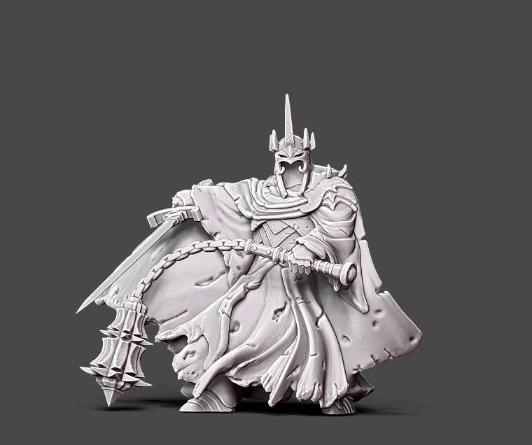 wraith lord - 35mm scale 3D print model_6