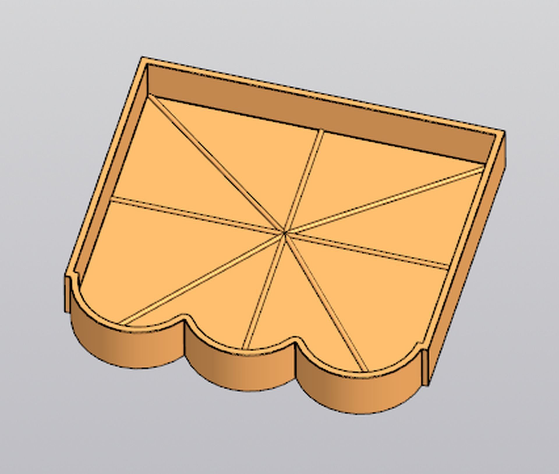 Planter Penholder round box 3D print model_8