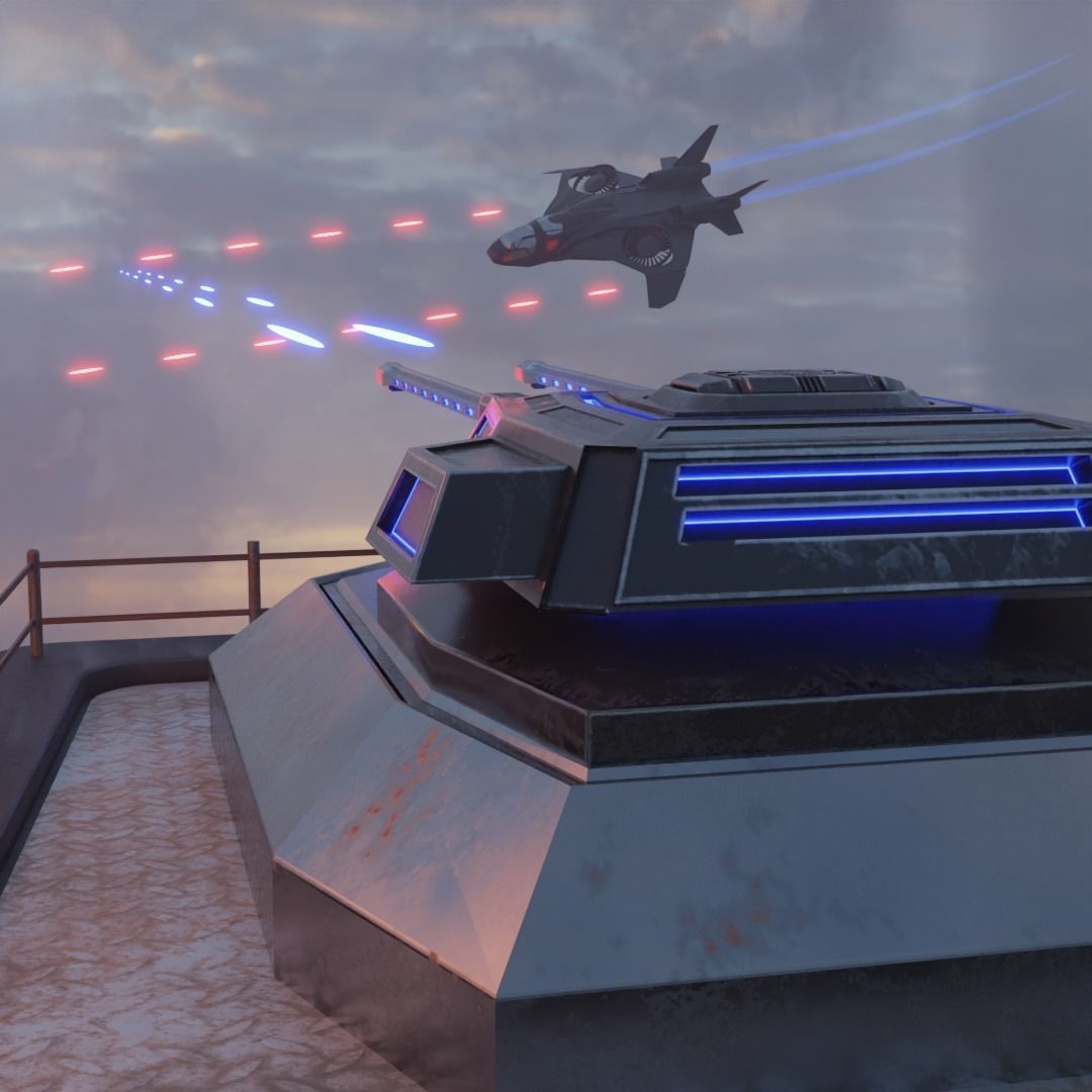 Takom 0512 Bismarck Low-poly 3D model_3