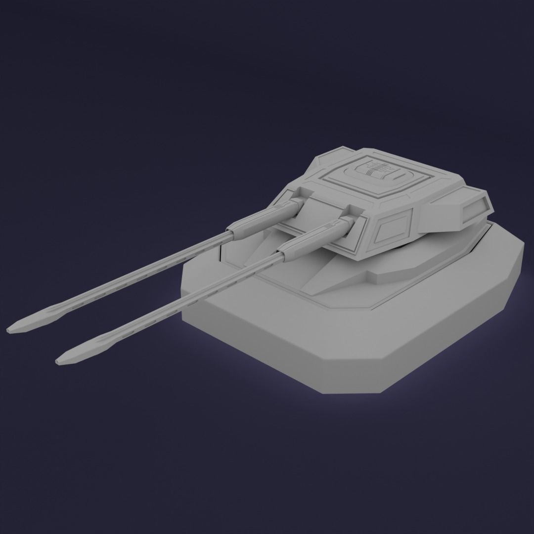 Takom 0512 Bismarck Low-poly 3D model_4