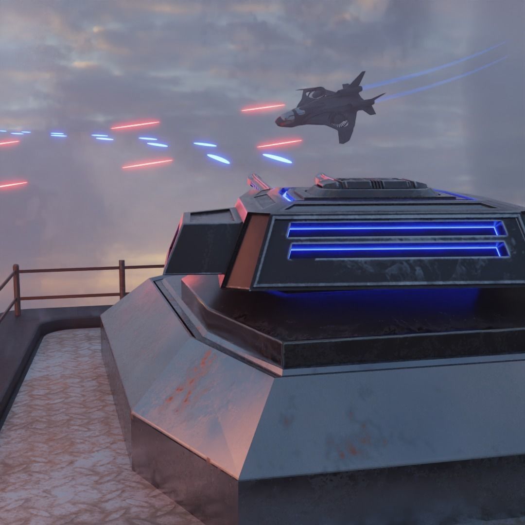 Takom 0512 Bismarck Low-poly 3D model_2