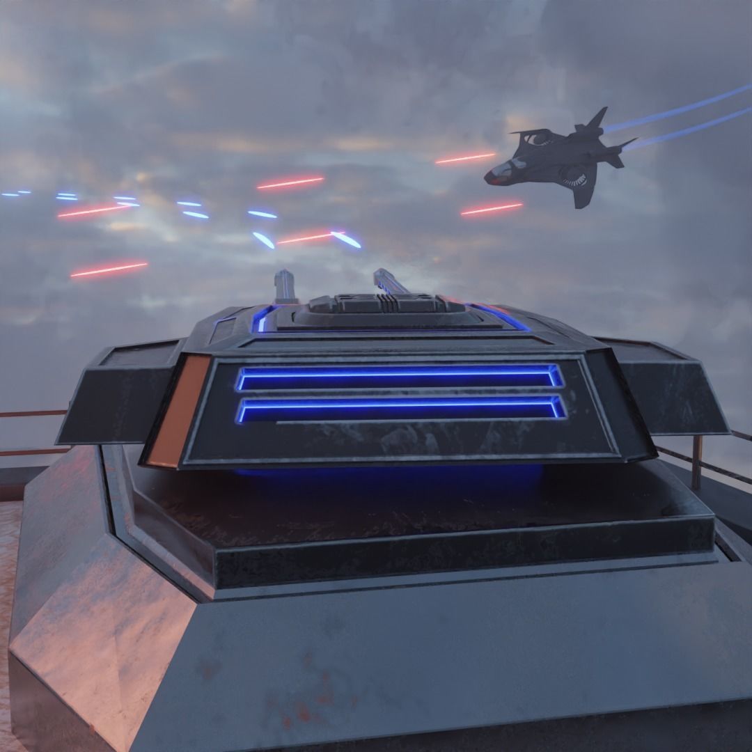 Takom 0512 Bismarck Low-poly 3D model_1