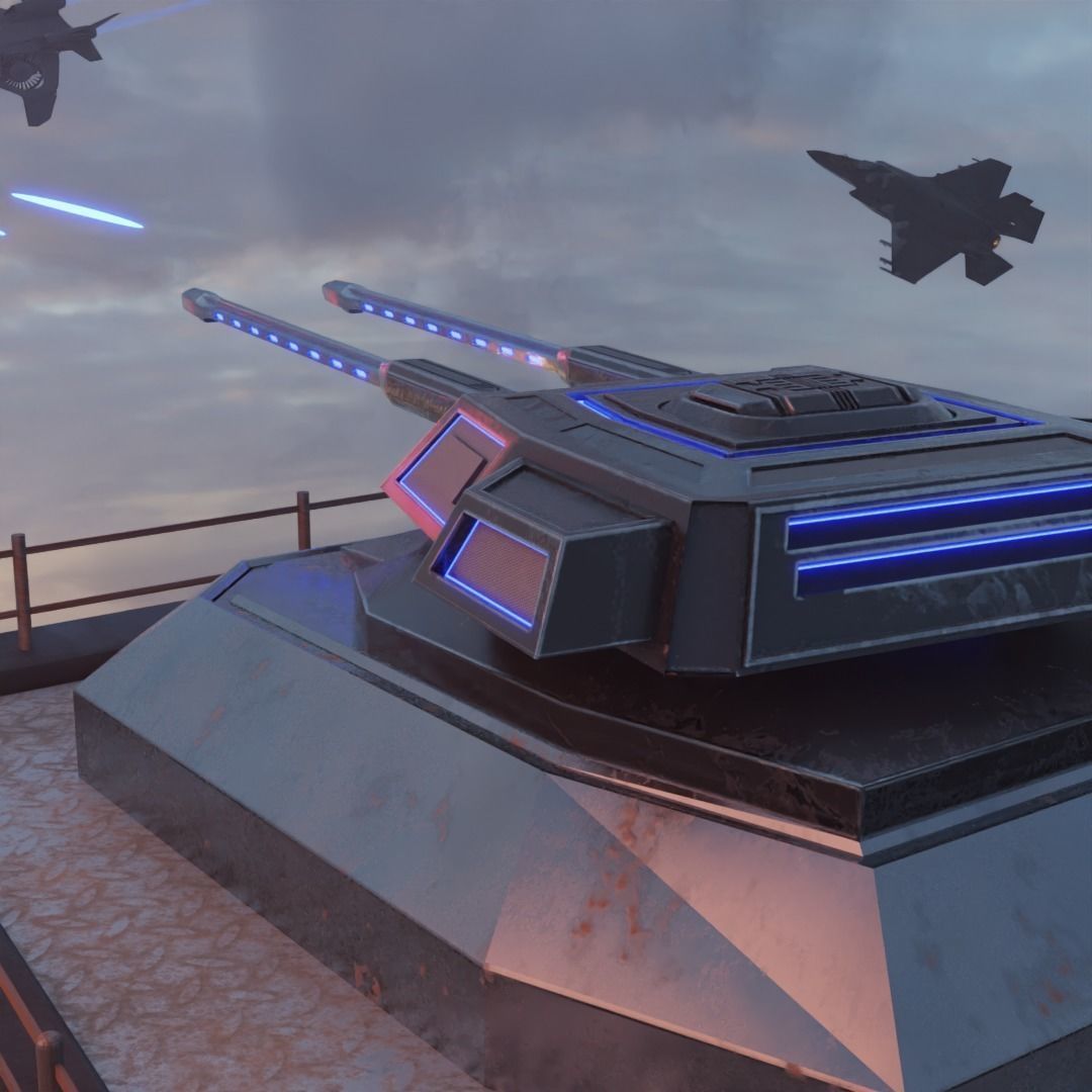 Takom 0512 Bismarck Low-poly 3D model_9