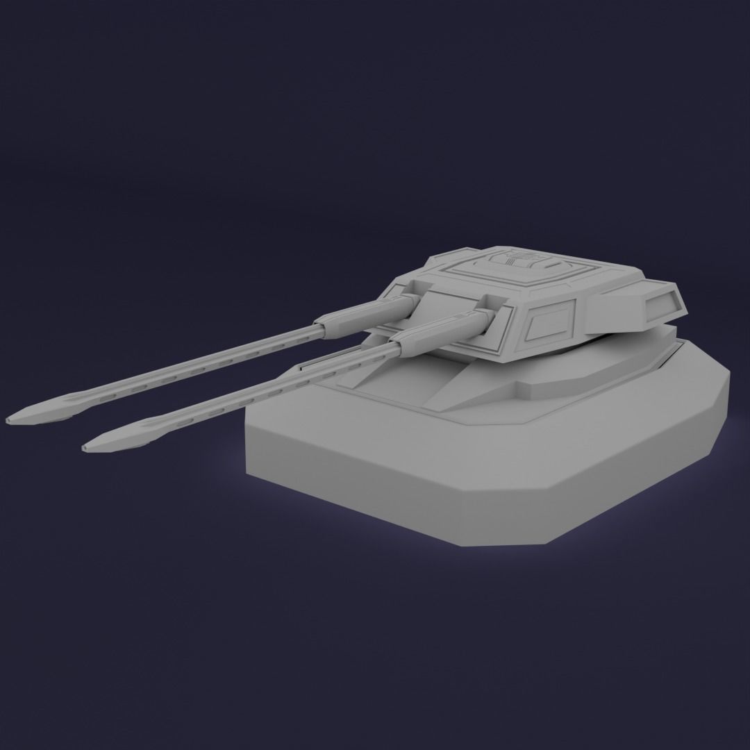 Takom 0512 Bismarck Low-poly 3D model_7