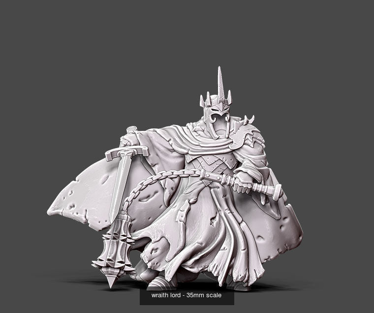 The Nine knight holding sword 3D Model Collection_10
