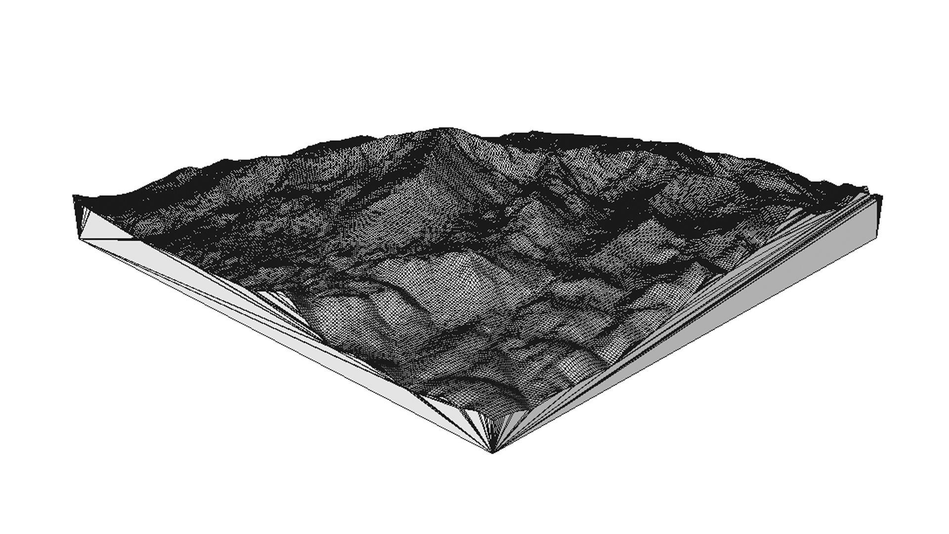 Pikes Peak map 3D model_7