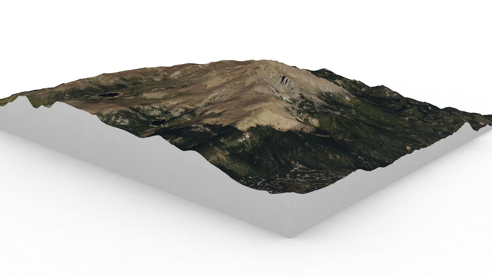 Pikes Peak map 3D model_6