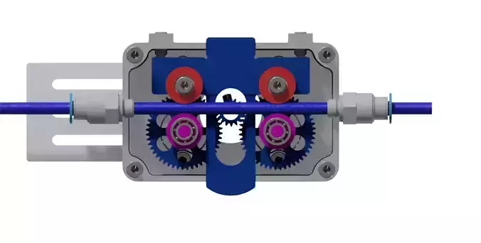 3D printer dual drive Extruder