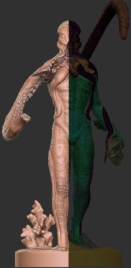 The Head Flayer of the Sea 3D model_1