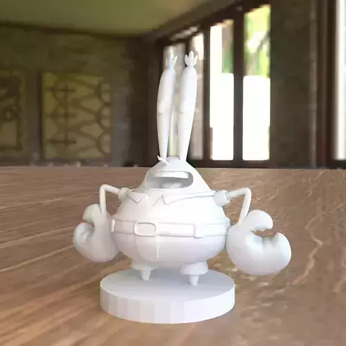 Mr Krabs 3D Print 3D print model