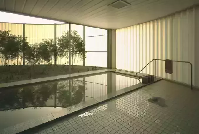 Indoor Home Swimming Pool Scene Archinteriors Vol 19