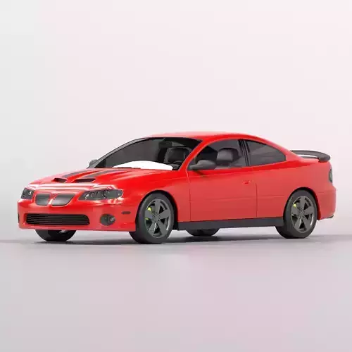 Pontiac Car 3d model