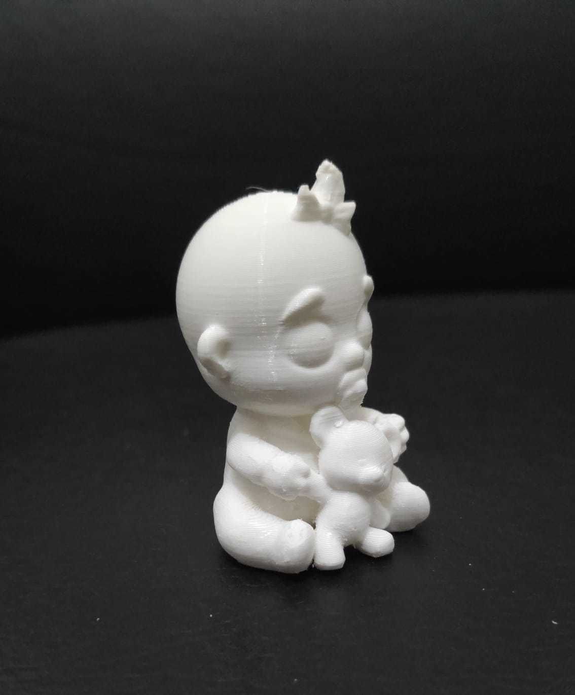 Baby and Bear Toy 3D print model_5