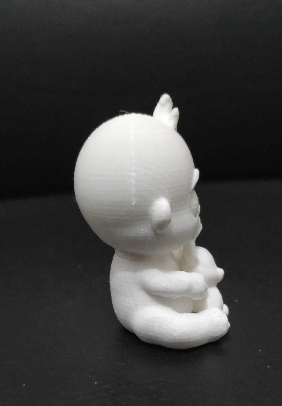 Baby and Bear Toy 3D print model_6