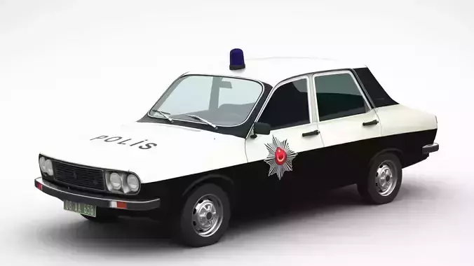 Renault 12 TX Police 3D model